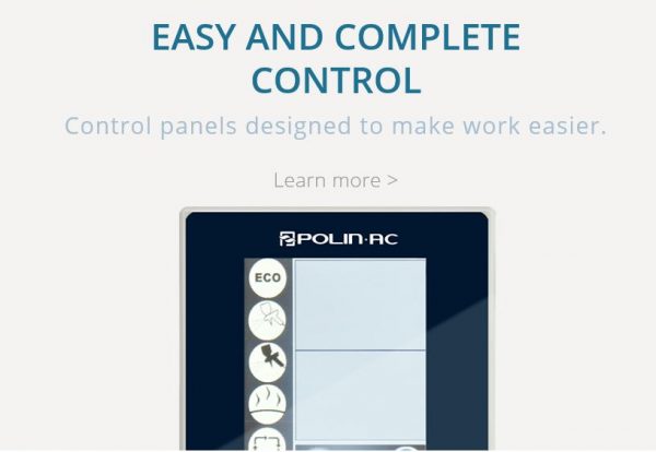 Polin Prima Spray Booth Controls