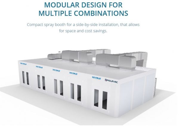 Polin Tetris Spray Booth Modular Design