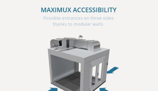 Polin Tetris Spray Booth Accessibility